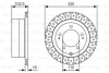 Гальмівний диск TOYOTA Land Cruiser J6/J7/J10 \'\'R \'\'98-07 PR2 BOSCH 0986479U32 (фото 1)