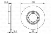 Гальмівний диск DAEWOO Matiz \'\'F \'\'0,8-1,0 \'\'98-10 PR2 BOSCH 0986479R81 (фото 1)