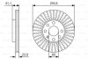 Гальмівний диск OPEL Astra G/Vectra \'\'F PR2 BOSCH 0986479R76 (фото 1)