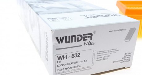 Фильтр воздушный WUNDER WH 832