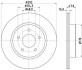 Гальмівний диск Nissan X-Trail Renault Koleos II 04.14- PAGID HELLA 8DD 355 123-061 (фото 1)