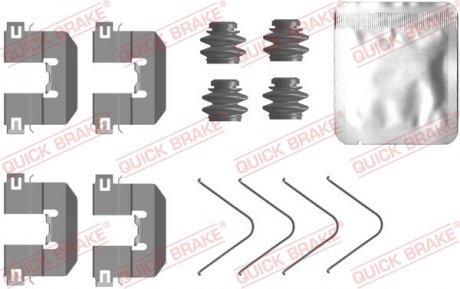 Монтажний компл.,гальм.колодки QUICK BRAKE 109-0104