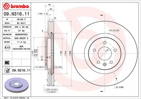 BREMBO 09.N316.11