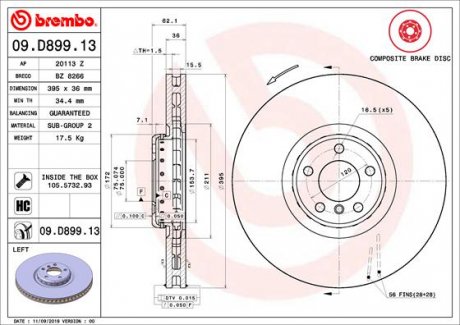 BREMBO 09.D899.13