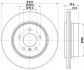 Диск гальмівний зад. BMW X3 (E83) 2.0-3.0D 09.03-12.11 PAGID HELLA 8DD 355 112-251 (фото 1)