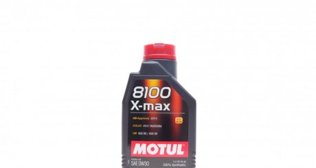 Масло моторное 8100 X-Max 0W-30 (1 л) Motul 347201