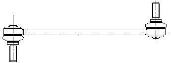Тяга / стойка, стабилизатор LEMFORDER 20169 01 (фото 1)