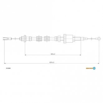 Тросик зчеплення ADRIAUTO 57.0102 (фото 1)