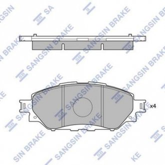 Гальмівні колодки SANGSIN HI-Q/SANGSIN SP4243