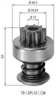 Бендикс (z=9) BMW E21/E24/E28/E30, FORD Transit [940113020098] MAGNETI MARELLI AMB0098