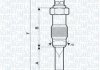 Свеча накала MERCEDES, LANCIA, HONDA, FORD [062587001304] MAGNETI MARELLI UX14A (фото 1)