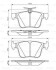 VW К-т задних торм. колодок Golf VII, AUDI A3 13- BOSCH 0986495346 (фото 1)