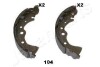 NISSAN Щеки тормозные Almera 1,6 06- JAPANPARTS GF-104AF (фото 1)