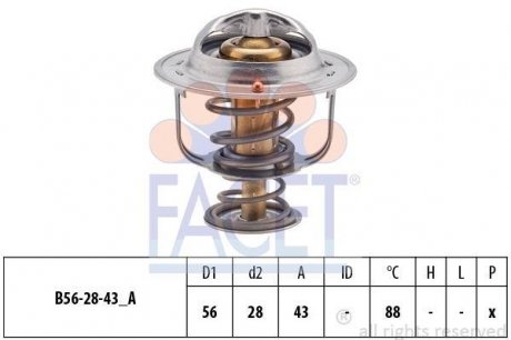 Термостат FACET 7.8407S (фото 1)