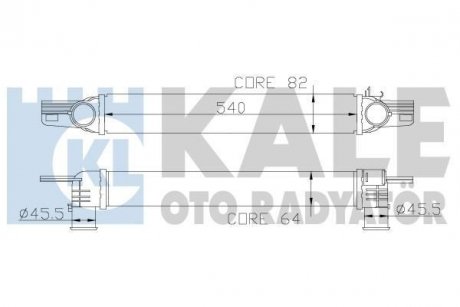 KALE CITROEN Nemo,Fiat Fiorino,Qubo,Peugeot Bipper 1.3/1.4HDI 08- KALE OTO RADYATOR 344300