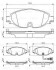 VW Тормозн.колодки передн. Golf VII,Audi A3 13-,Skoda Octavia 12- BOSCH 0986495347 (фото 1)