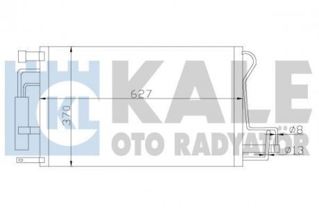 KALE HYUNDAI Радиатор кондиционера Tucson,Kia Sportage 04- KALE OTO RADYATOR 379900