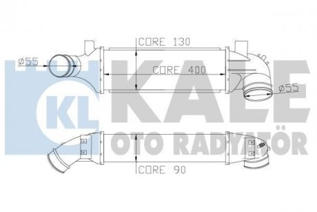 KALE FORD Интеркулер Transit 2.0DI/TDCi 00- KALE OTO RADYATOR 346600 (фото 1)