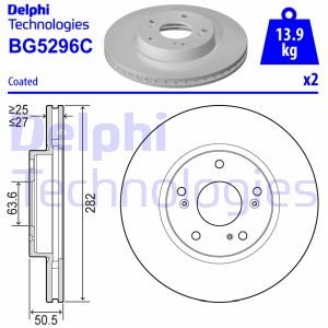 Тормозной диск Delphi BG5296C