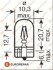 Автолампочка безцокольная 12V-W5W EUROREPAR 1616431580 (фото 2)