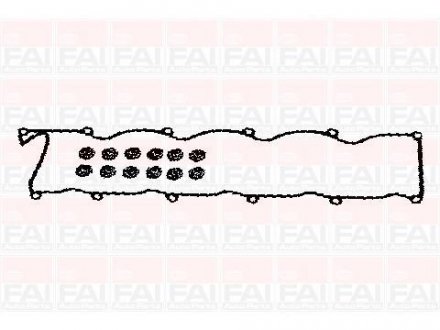 FORD Прокладка крышки головки цилиндра RANGER 2.5 D 99-02, MAZDA B-SERIE (UN) 2.5 D 99-06 FAI RC1804S