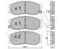 Комплект гальмівних колодок (дискових) Metelli 22-0778-0 (фото 1)