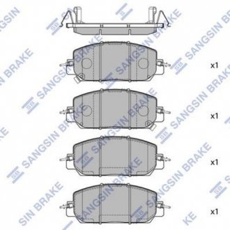 Колодки гальмівні дискові HI-Q/SANGSIN SP4176