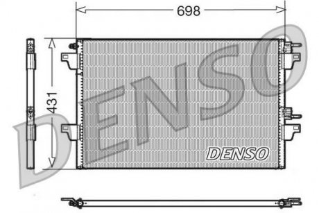 Конденсер кондиціонера DENSO DCN23022 (фото 1)
