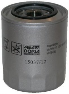 MEATDORIA MITSUBISHI Фильтр масла Lancer 1.8D,TD 87-, 2.0D,TD SHOGUN 2.5TD/L2000D/2 MEAT&DORIA 15037/12 (фото 1)