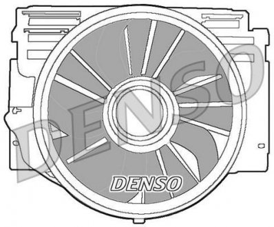 Вентилятор радіатора DENSO DER05007