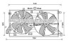 AVA MAZDA Вентілятор радіатора 3 1.6 08-14 AVA COOLING MZ7550 (фото 1)