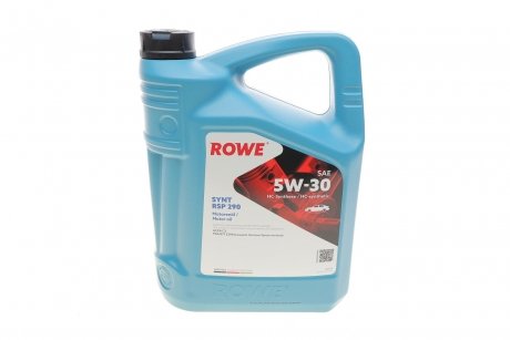 Олива моторна HIGHTEC SYNT RSP 290 SAE 5W-30 (5 L) Rowe 20114-0050-99