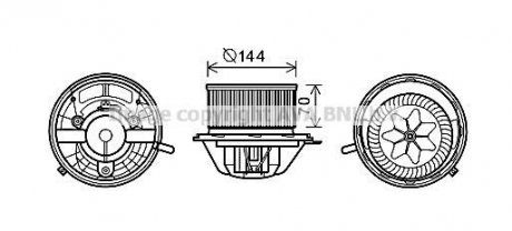 Компресор салону AVA AVA COOLING MS8607