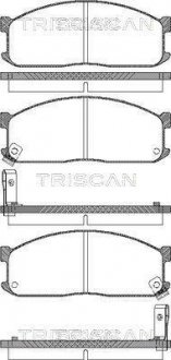 Колодки гальмівні передні TRISCAN 811010873 (фото 1)