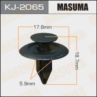 Кліпса пластикова MASUMA KJ2065 (фото 1)