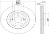 PRO HYUNDAI Гальмівний диск передн. i30 2.0 17- HELLA 8DD 355 132-681 (фото 1)