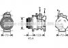 AVA AUDI Компресор кондиціонера A4 B6 2.5 00-, A4 B7 2.5 04-, A6 C5 2.5 TDI 97- AVA COOLING AIAK227 (фото 1)