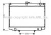 AVA NISSAN Радіатор охолодження двиг. PICK UP 2.5 D 86-, TERRANO I 2.7 TD 89- AVA COOLING DN2041 (фото 1)