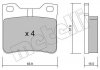 Комплект гальмівних колодок (дискових) Metelli 22-0192-1 (фото 1)