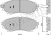 Комплект гальмівних колодок (дискових) Metelli 22-0610-0 (фото 1)