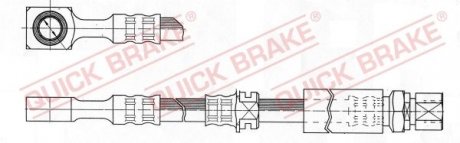 Гальмівний шланг QB QUICK BRAKE 50.976 (фото 1)