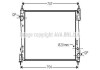 AVA FIAT Радіатор охолодження двиг. BRAVO II 1.4 07-, PUNTO 1.3 D 12-, ALFA ROMEO AVA COOLING FTA2312 (фото 1)