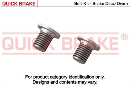 Болти кріплення гальм. дисків QUICK BRAKE 11671K (фото 1)