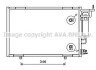 AVA FORD Радіатор кондиціонера (конденсатор) з осушувачем B-MAX 1.4-1.6 12-, FIESTA VI 1.25-1.6 08- AVA COOLING FD5583D (фото 1)