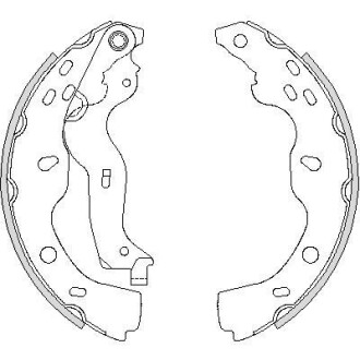 Колодки тормозные WOKING Z4227.00