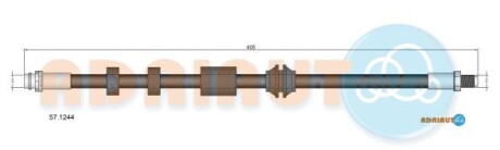 Шланг гальмівний передн VOLVO S80,S60,V70,V60,XC70 10- ADRIAUTO 57.1244