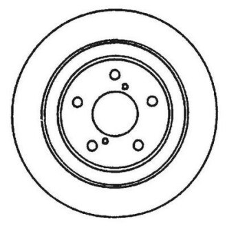 SUBARU диск гальмівний передн.Forester 97-,Impreza,Legacy 91- Jurid 561667JC