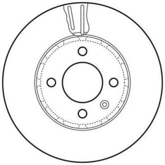 VW диск гальмівний передн.Up,Load,Skoda Citigo,Seat 11- Jurid 562727JC