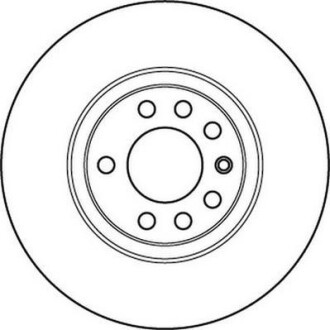 OPEL диск гальмівний передн.Astra G,H,Meriva,Zafira Jurid 562240JC