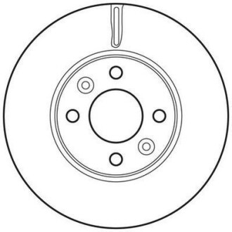 RENAULT диск гальмівний передн.Kangoo 08- Jurid 562636JC